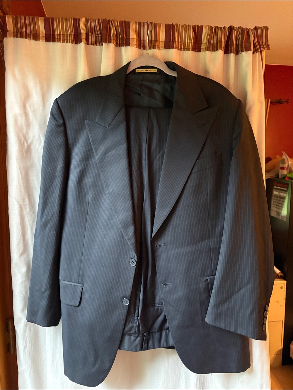 Joseph Abboud Charcoal Pinstripe Suit